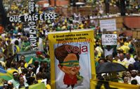 O Brasil foi este domingo, 15 de Março, palco de grandes manifestações contra o governo de Dilma Rousseff