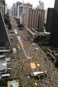 O Brasil foi este domingo, 15 de Março, palco de grandes manifestações contra o governo de Dilma Rousseff