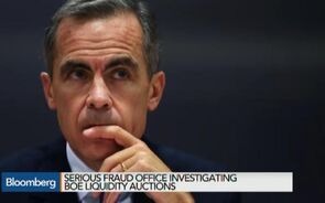 Serious Fraud Office Investigating BOE Liquidity Auctions