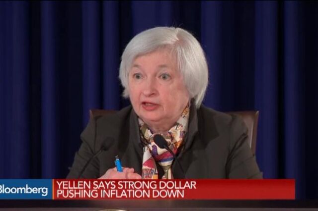Yellen: Crescimento de salários não é uma pré-condição para subir os juros