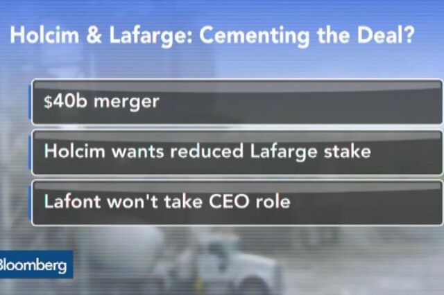 Holcim e Lafarge fazem progressos para salvar fusão