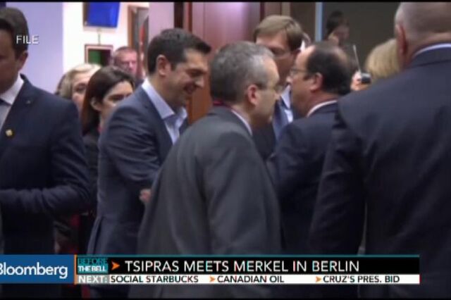 Tsipras em Berlim com Atenas de cofres vazios
