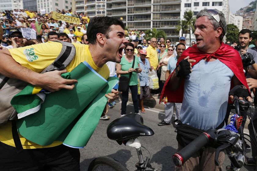 O Brasil foi este domingo, 15 de Março, palco de grandes manifestações contra o governo de Dilma Rousseff