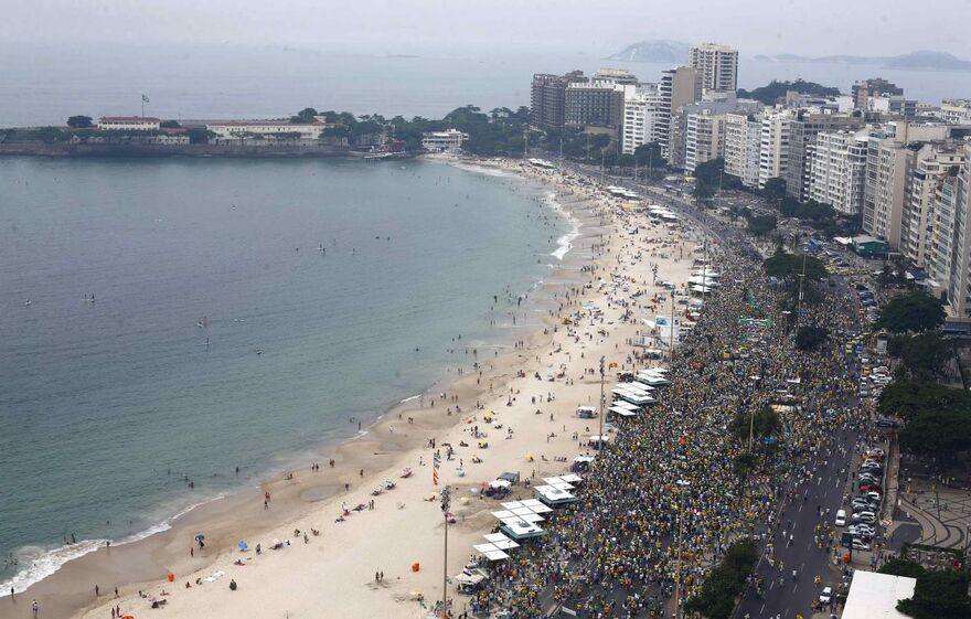 O Brasil foi este domingo, 15 de Março, palco de grandes manifestações contra o governo de Dilma Rousseff
