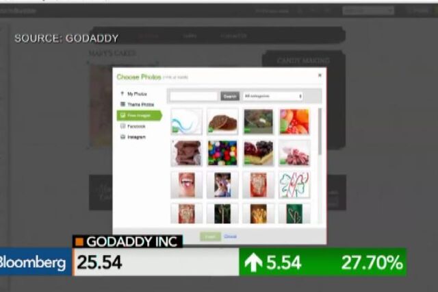 Acções da GoDaddy disparam 34% na estreia em bolsa