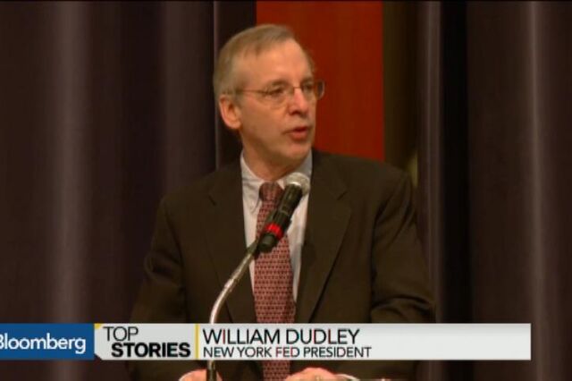 Dudley: Ritmo de aumento dos juros pela Fed será lento