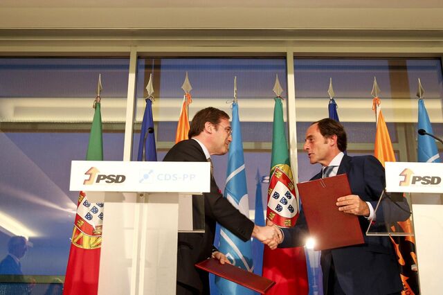 Direcções do PSD e CDS aprovam coligação às legislativas