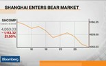 Xangai entra em 'bear market'