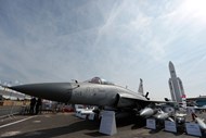 JF-17 Thunder, da Força Aérea do Paquistão, fabricado pela Chengdu Aircraft