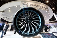 Motor de avião fabricado pela Safran