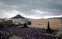 Grécia manifestações Atenas