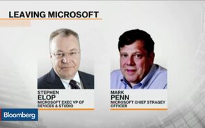 Microsoft’s Stephen Elop, Mark Penn to Leave Company