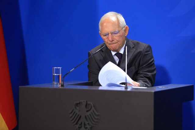 Schäuble: FMI está 'cansado' de resgatar países europeus