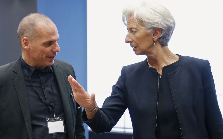 18 de Junho Christine Lagarde Yanis Varoufakis