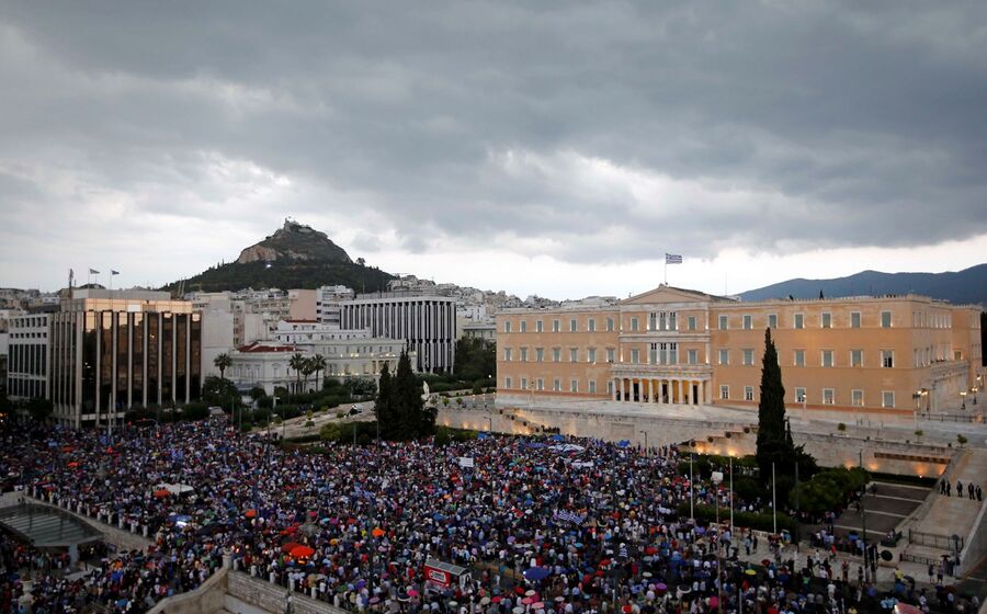 Grécia manifestações Atenas