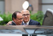 François Hollande e Michel Sapin 