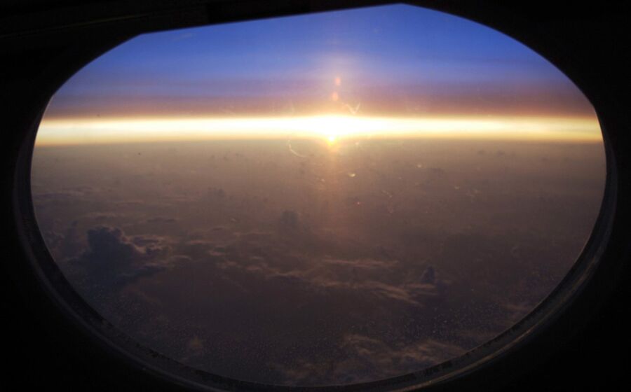 Clima avião viagem 