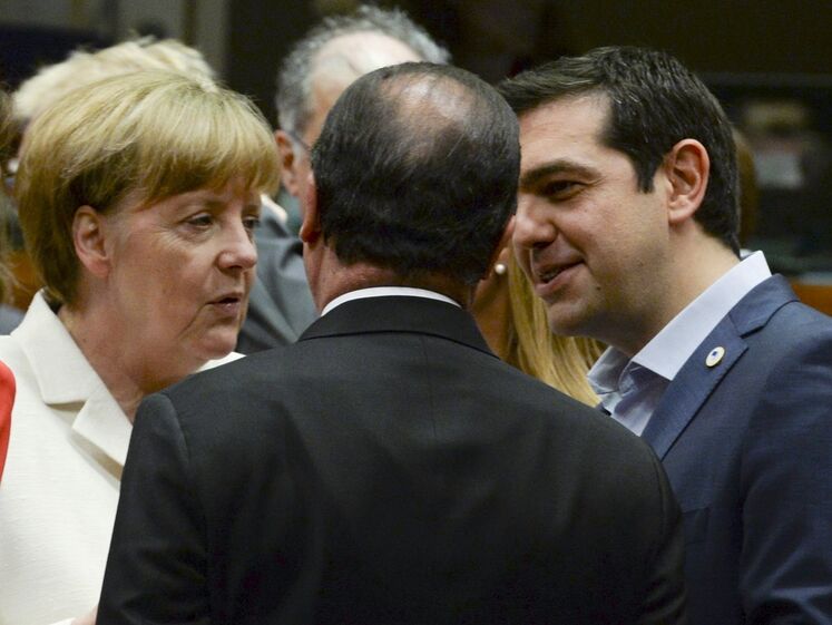 Angela Merkel Alexis Tsipras François Hollande