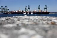 porto sines, contentores, exportações