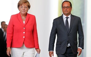 Merkel e Hollande pedem políticas comuns de asilo