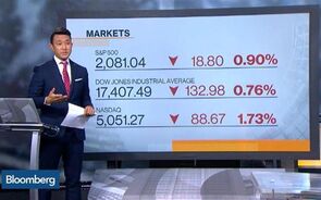 U.S. Stocks Fall as Media Shares Tumble