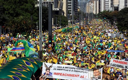 Protestos contra Governo de Dilma Rousseff registados nos 25 Estados brasileiros  