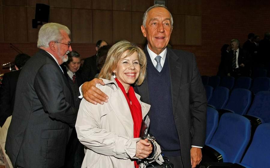 Com Marcelo Rebelo de Sousa, em 2011