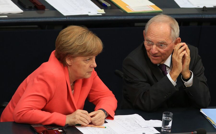 Wolfgang Schäuble Angela Merkel