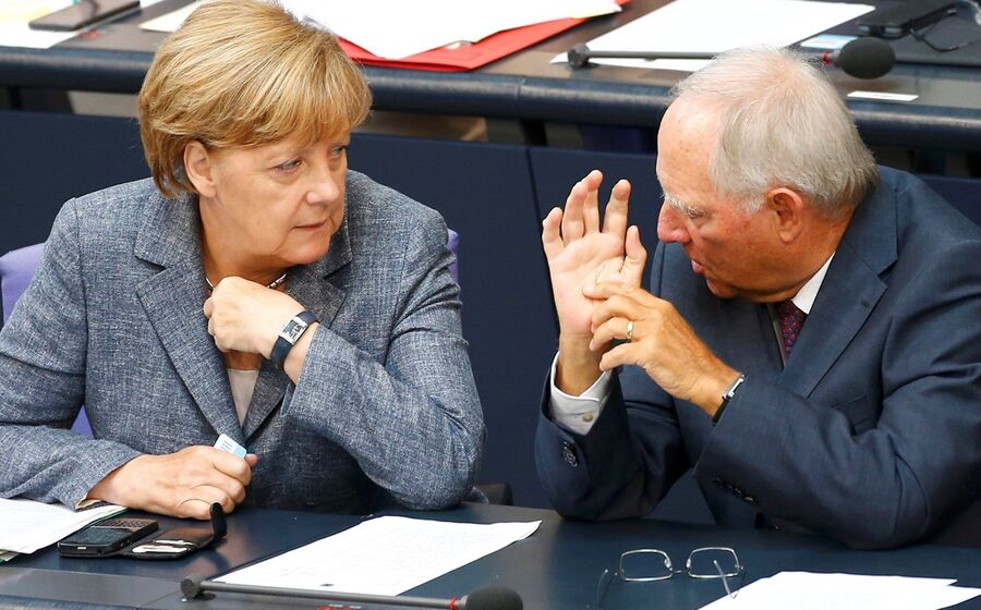 Wolfgang Schäuble Angela Merkel