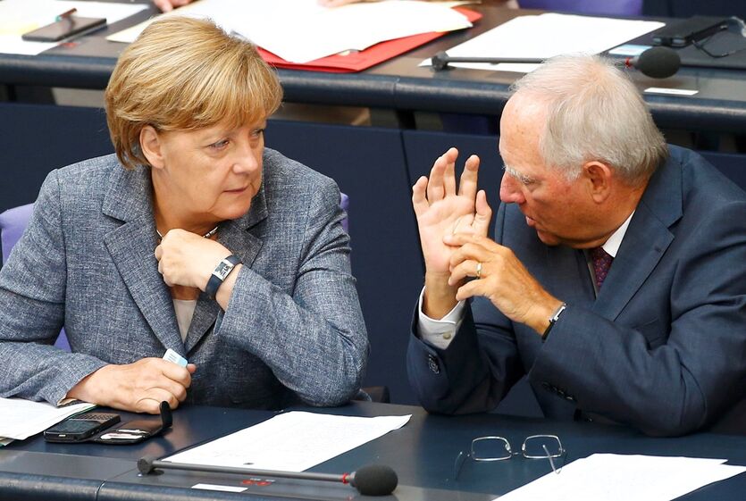 Wolfgang Schäuble Angela Merkel