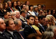 Eduardo Catroga foi um dos convidados atentos na apresentação do livro biográfico de Ilídio Pinho.