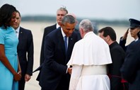 A visita aos Estados Unidos seguiu-se à passagem por Cuba e surgiu no momento da assembleia-geral das Nações Unidas, onde o papa esteve. 