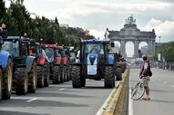 Manifestação agricultores bruxelas