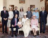 Rainha Isabel II foto de família