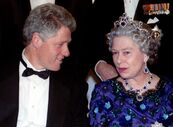 Rainha Isabel II clinton