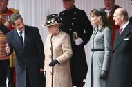 Rainha Isabel II sarkozy