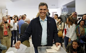 PSOE lidera intenções de voto em Espanha