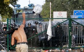 hungria refugiados confrontos