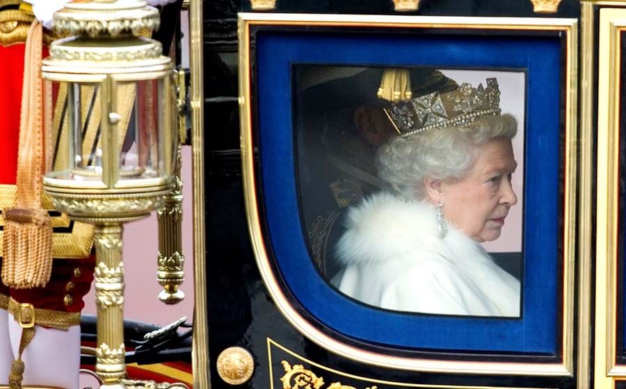 Rainha Isabel II em 2008. 