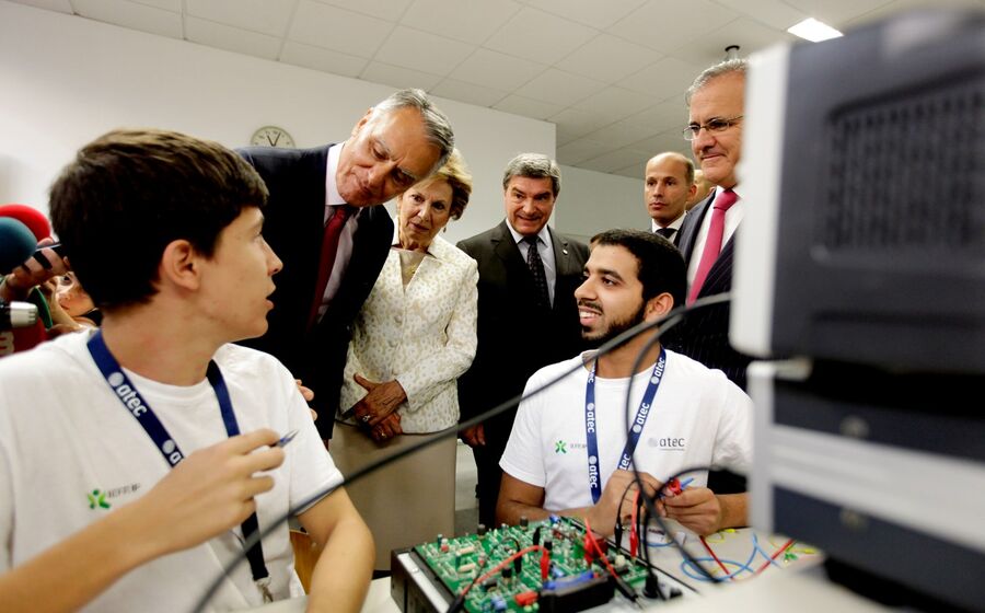 Cavaco na escola