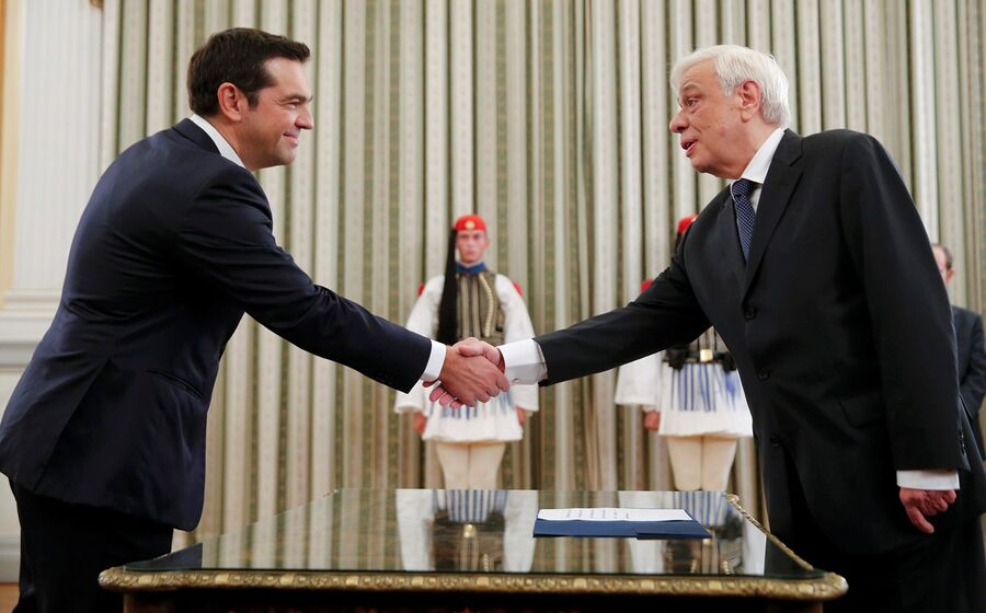 Alexis Tsipras Prokopis Pavlopoulos