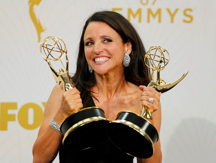 Julia Louis-Dreyfus, melhor actriz em série de comédia, pelo seu papel em 'Veep'