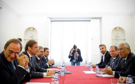 Fotogaleria: Primeira semana de reuniões à procura de uma solução de governo