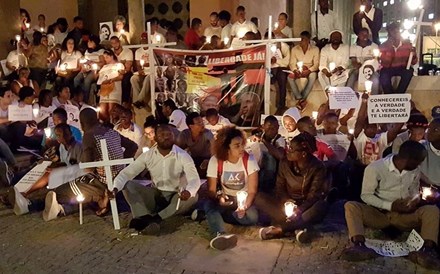 Durante a sua greve da fome, Luaty foi alvo de manifestações de apoio em Portugal.