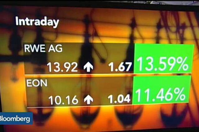Testes de stress fazem disparar acções da RWE e E.On 