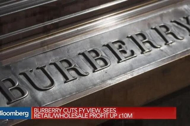 Burberry afunda para mínimos de 2012 após resultados