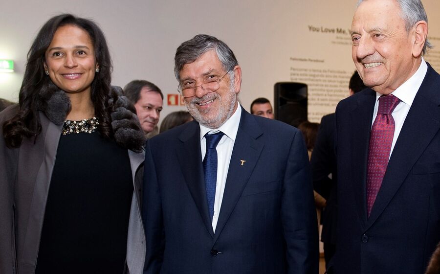 Isabel dos Santos, Fernado Teles e Américo Amorim