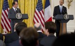 Hollande e Obama reforçam combate ao EI e exigem que Moscovo cesse ataques à oposição de Assad