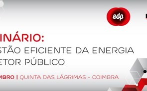 Assista em directo ao seminário 'Gestão Eficiente de energia no Sector Público'