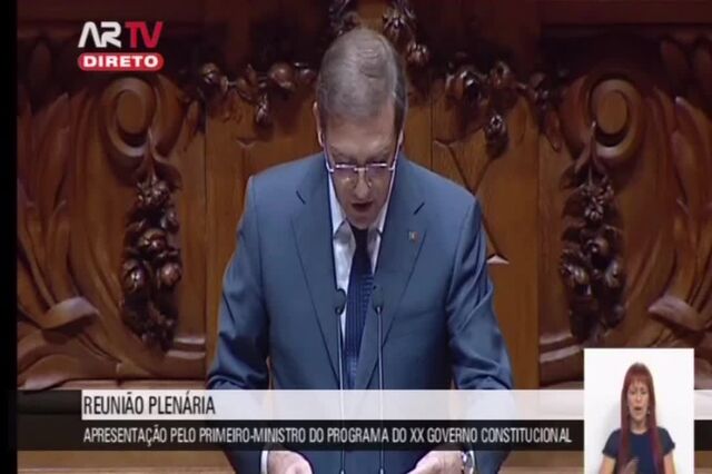 Passos Coelho: Parlamento 'tem de ser o palco privilegiado para assegurar a própria governabilidade'